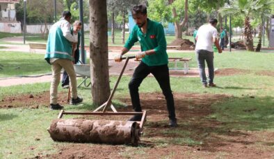 HALİLİYE BELEDİYESİ İLE PARKLAR YAZA HAZIRLANIYOR