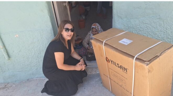 Şanlıurfa’nın Birecik İlçesinde Yaşlı ve Hastalıktan Ayağı Kesilen Hatice Teyze Akülü Sandalyesine Kavuştu