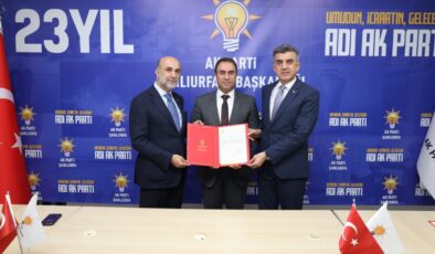 AK Parti Şanlıurfa’da 5 ilçe başkanı belli oldu!… 