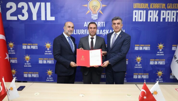 AK Parti Şanlıurfa’da 5 ilçe başkanı belli oldu!… 