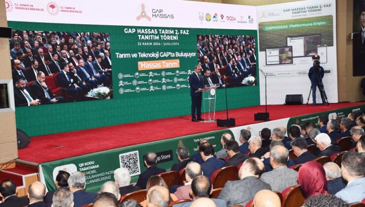 GAP Hassas Tarım 2. Faz Tanıtım Töreni”, Şanlıurfa’da