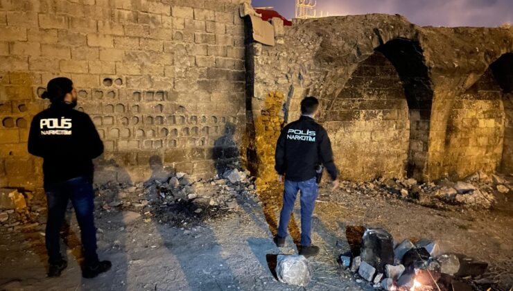 Urfa’da sokak aralarında narkotik denetimleri