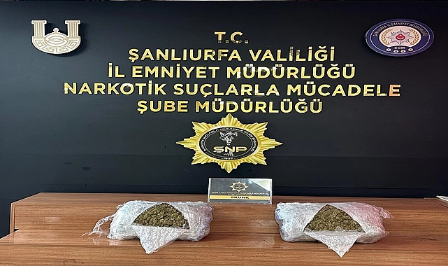 Şanlıurfa’da kilolarca skunk maddesi ele geçirildi! 4 tutuklama