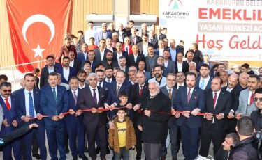 Karaköprü Belediyesi emekliler yaşam merkezini, hizmete sundu