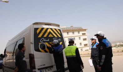Şanlıurfa’da okul servis araçları denetlendi