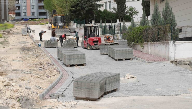 Karaköprü’de üstyapı çalışmaları sürüyor