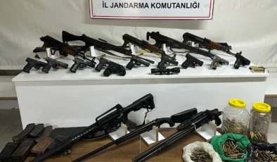 Urfa’da kaçak silah operasyonunda! Cephanelik ele geçirildi