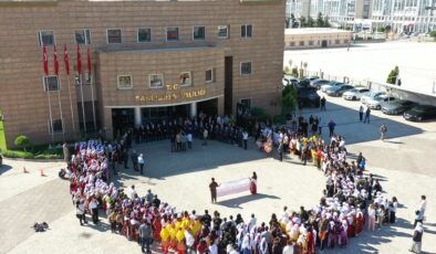 Valilik kupası okullar arası halk oyunları yarışması başladı.