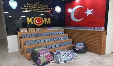 Şanlıurfa’da KOM’dan kaçakçılara büyük darbe!…