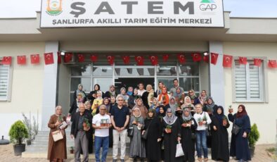 Şanlıurfa’da emekli kadınlara yönelik süs bitkisi yetiştiriciliği eğitimi